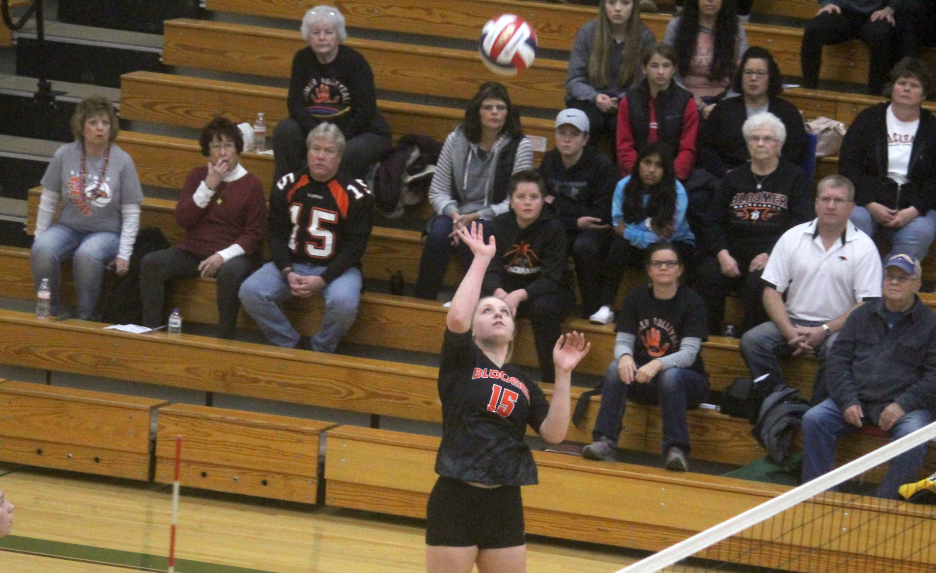 Bloomer volleyball at Osceola 10-31-19